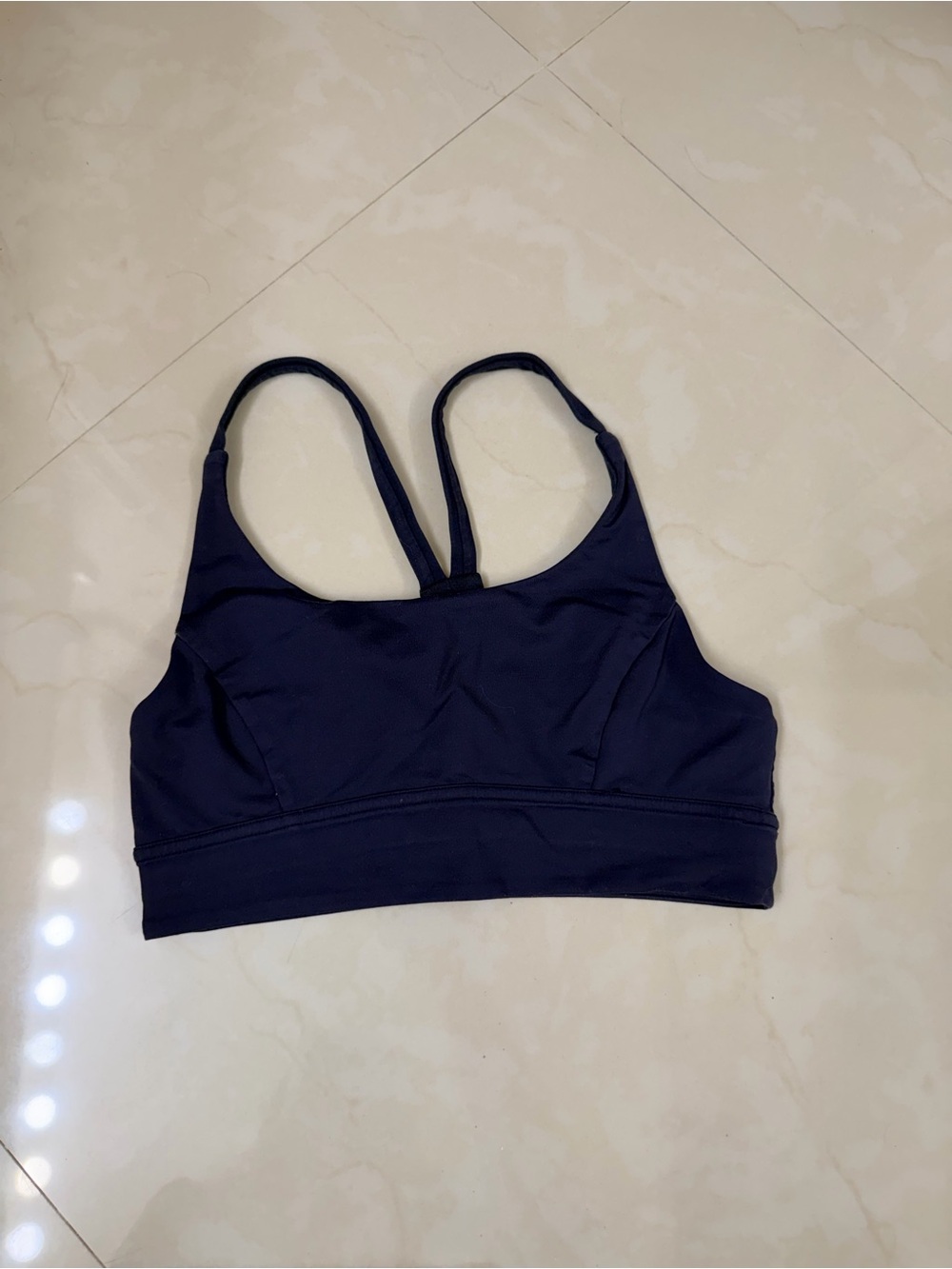 lululemon athletica Navy Double-Strap Sports Bra